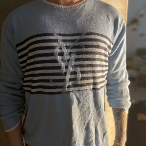 Authentic Yves Saint Laurent YSL mens knit sweater size medium - Picture 2 of 2